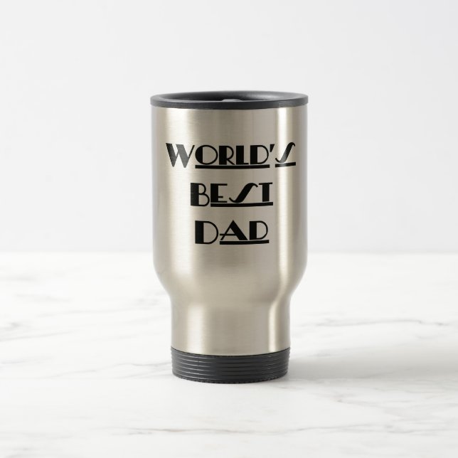 World's Best Dad Travel Mug (Center)