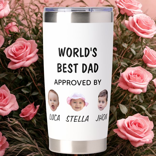 World's Best Dad Tumbler | Custom Baby Face (Creator Uploaded)