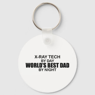 World's Best Dad - X-Ray Tech Keychain
