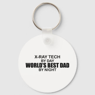 World's Best Dad - X-Ray Tech Keychain