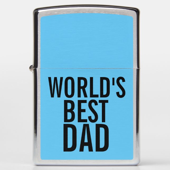 WORLD'S BEST DAD ZIPPO LIGHTER (Front)