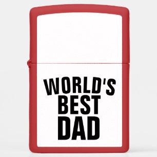 WORLD'S BEST DAD ZIPPO LIGHTERS