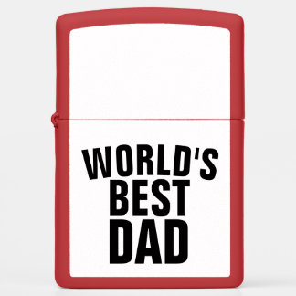 WORLD'S BEST DAD ZIPPO LIGHTERS