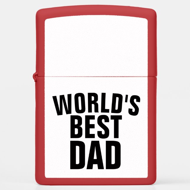 WORLD'S BEST DAD ZIPPO LIGHTERS (Front)