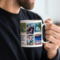 Worlds Best Daddy 8 Photo Collage