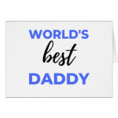 World's Best Daddy bl (Front Horizontal)