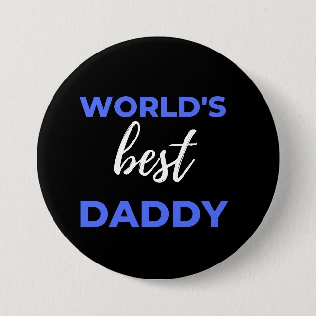 World's Best Daddy Button (Front)
