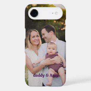 Worlds Best Daddy Custom Name & Photo Stylish  iPhone 17 Air Case