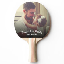 World's Best Daddy Father's Day Photo Ping Pong Paddle World's Best Daddy Father's Day Photo Ping Pong Paddle