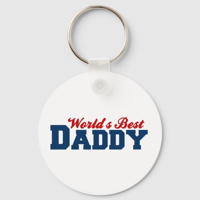 Worlds Best Daddy Keychain (Front)