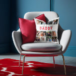 Worlds Best Daddy | Photo Collage Throw Pillow<br><div class="desc">Are you searching for the perfect Father's Day gift? Look no further than this unique 12-photo collage pillow! Show your love and appreciation for the special Fathers, Daddy, Dads, Papas, and step or bonus parents in your life. Customize the pillow with a template that reads "World's Best Daddy" and includes...</div>