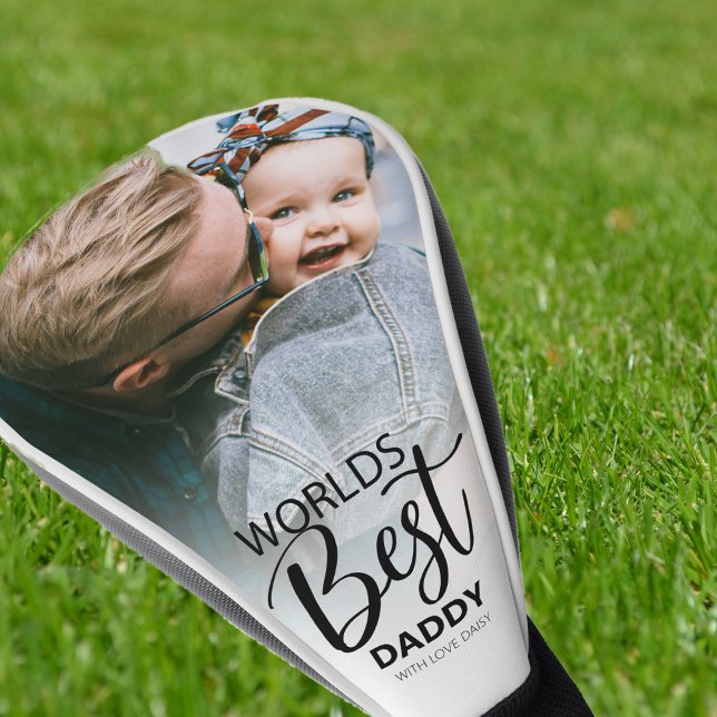 Worlds Best Daddy | Photo Golf Head Cover (Creator Uploaded)