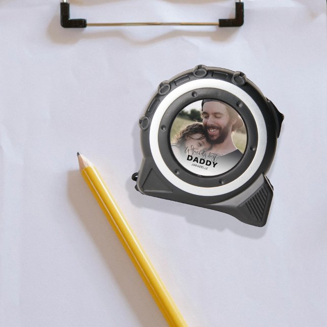 Worlds Best Daddy Photo Tape Measure (Creator Uploaded)