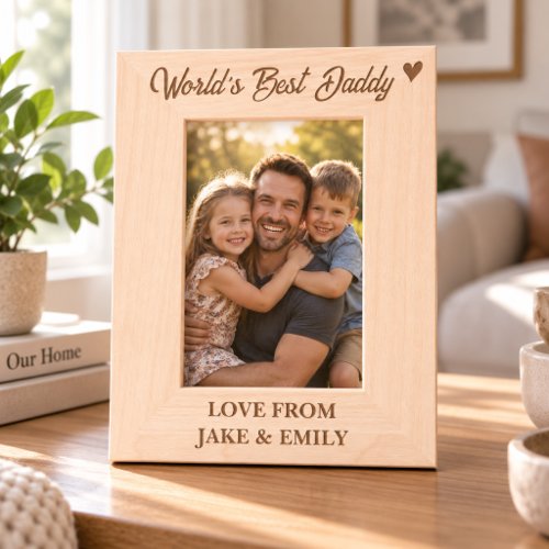 World's Best Daddy Picture Frame