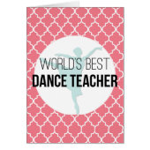 World's Best Dance Teacher (Front)