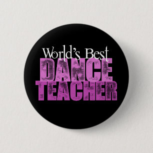 World's Best Dance Teacher Button