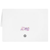 World's Best Dance Teacher - Mint Chevron Cards (Back Horizontal)