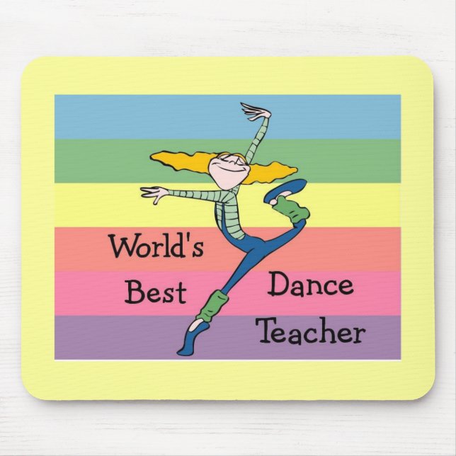 world's Best Dance Teacher Mouse Pad (Front)