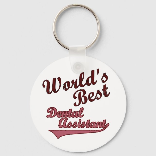 World's Best Dental Assistant Keychain (Front)