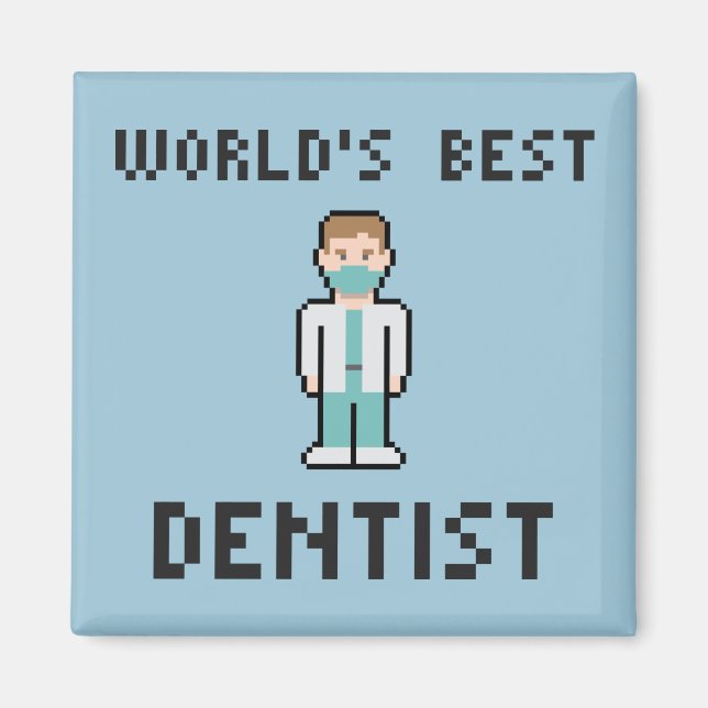 World's Best Dentist Magnet (Front)