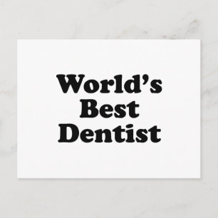 World's Best Dentist Postcard