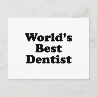 World's Best Dentist Postcard