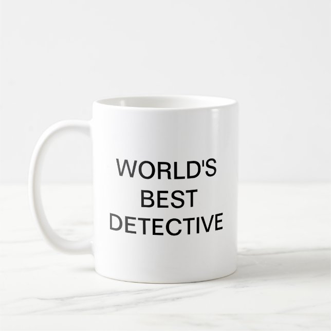 World's best detective Coffee Mug (Left)