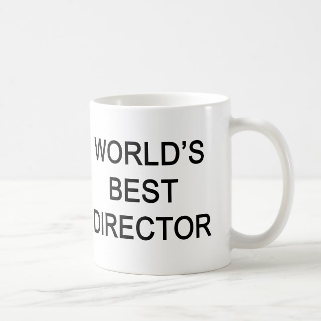 WORLD'S BEST DIRECTOR COFFEE MUG (Right)
