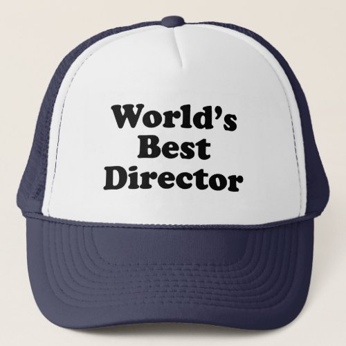 Worlds Best Director Trucker Hat