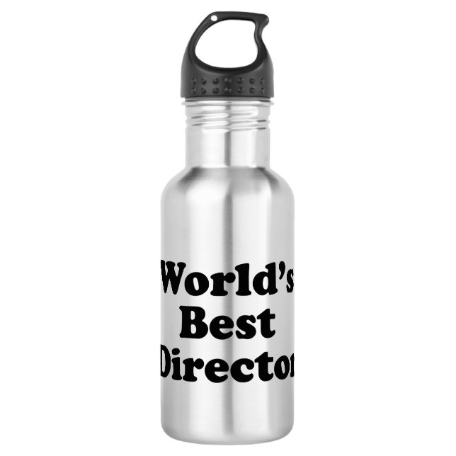 World's Best Director Water Bottle (Front)