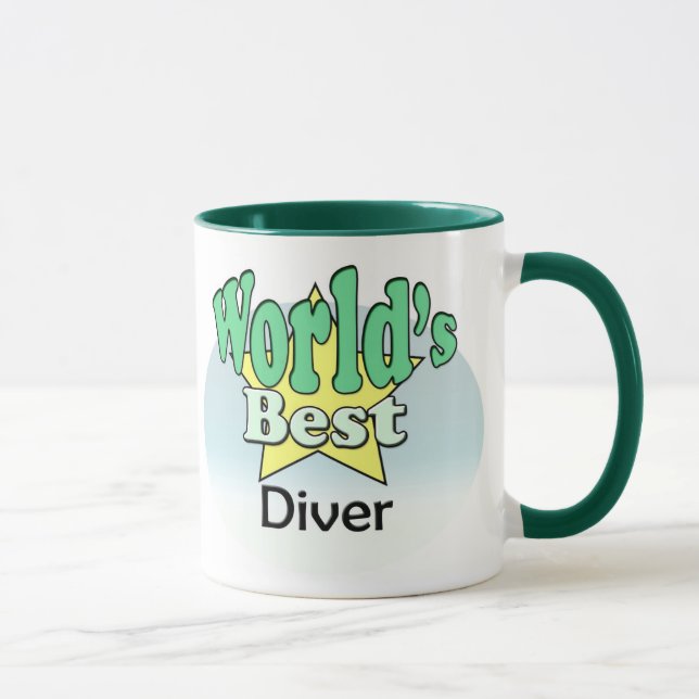 World's Best Diver Mug (Right)