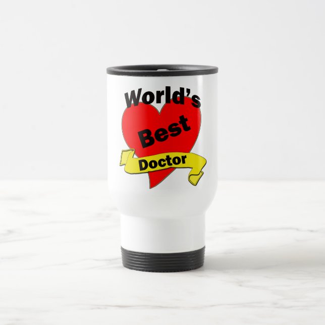 World's Best Doctor Travel Mug (Center)
