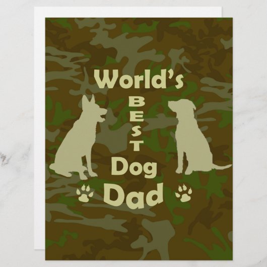 World's Best Dog Dad (Front/Back)