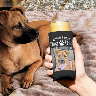 Pet Drawing Can Coolers, Pet Portrait Can Coolers, Dog Sketch Can Coolers,  Dog Illustration Can Holder, Custom Wedding Can Cooler