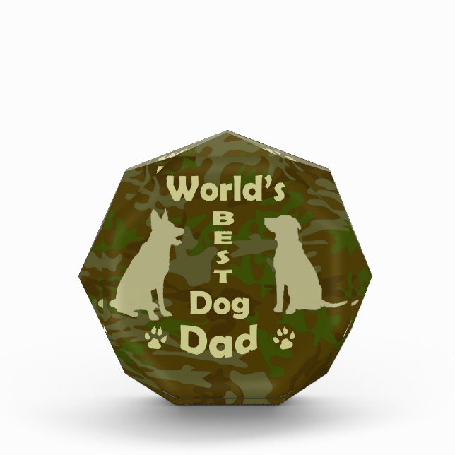 World's Best Dog Dad Award (Front)