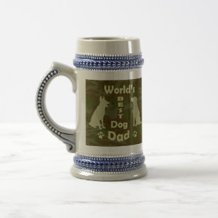 World's Best Dog Dad Beer Stein