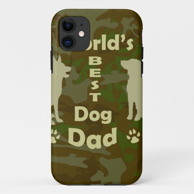 World's Best Dog Dad Case-Mate iPhone Case (Back)
