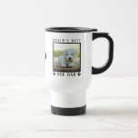 World's Best Dog Dad Paw Prints Name Pet Photo Travel Mug World's Best Dog Dad Paw Prints Name Pet Photo Travel Mug