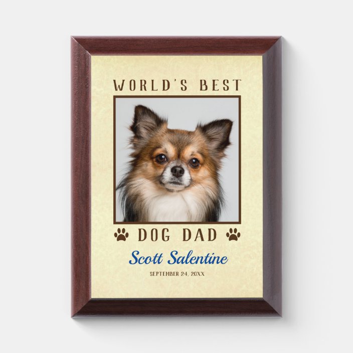 dog dad picture frame