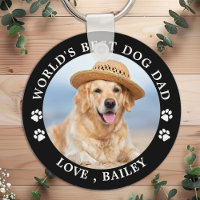 Worlds Best Dog Dad Personalized Cute Pet Photo