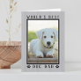World's Best Dog Dad Rustic Father's Day Photo Card