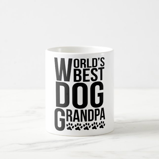 World's Best Dog Grandpa Coffee Mug (Center)