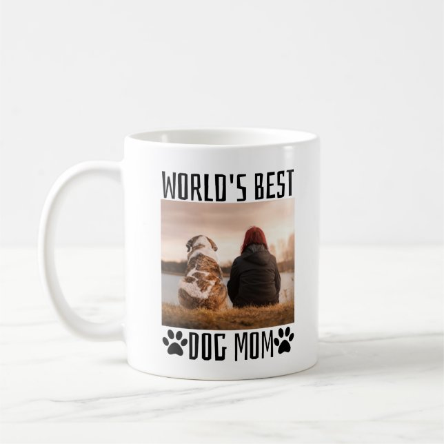 Worlds Best Dog Mom     Coffee Mug (Left)