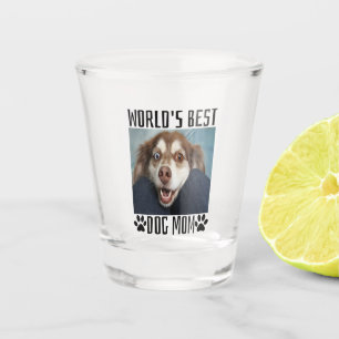 Worlds Best Dog Mom Shot glass