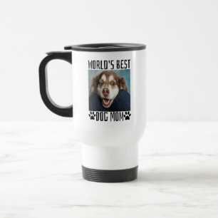 Worlds Best Dog Mom   Travel Mug
