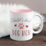 World's Best Dog Mom Two-Tone Coffee Mug