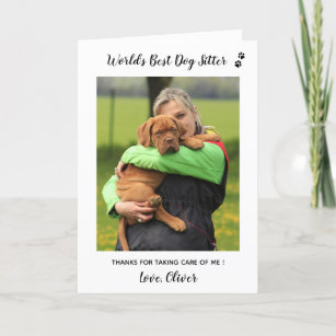 Pet Sitter Thank You Cards & Templates | Zazzle
