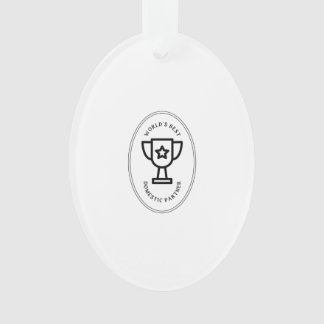 World's best Domestic partner Ornament