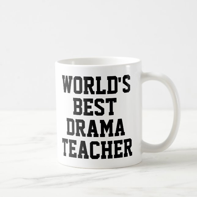 World's Best Drama Teacher Gift Mug (Right)