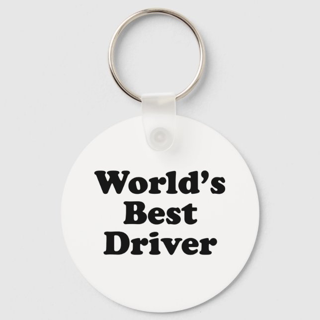 World's Best Driver Keychain (Front)